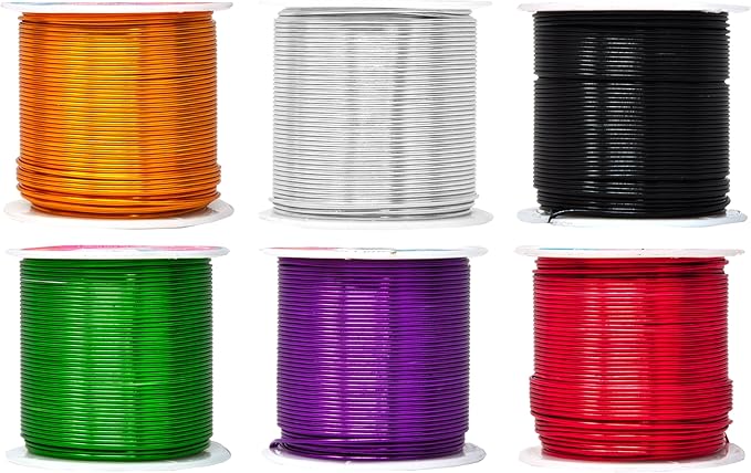 Mandala Crafts 18 Gauge Anodized Aluminum Craft Wire by MandalaCrafts