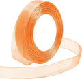 Ribbon for Gift Wrapping 3/4 inch Orange Sheer Organza Ribbon for Flower by Loomeshribbonforcrafts%EF%BC%81