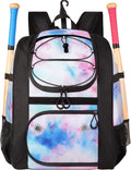 MATEIN Softball Bag, Lightweight Baseball Backpack with Shoe Compartment, Baseball Bag with Fence Hook for TBall Bat & Equipment, Softball Gifts Catchers Backpack for Women Fit Catcher’s Mitt, Helmet
