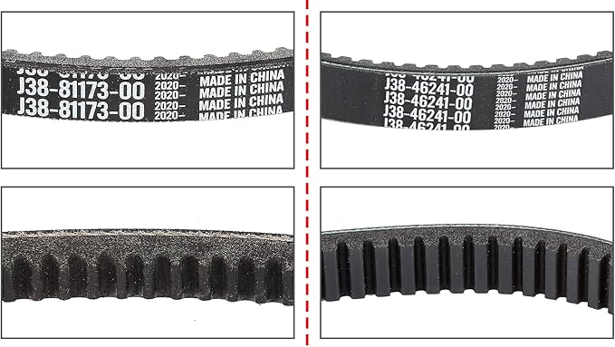 10L0L Starter Generator & Drive Belt Kit for Yamaha G2, G5, G8, G9, G11, G14, G16, G22, 2012-up G29 Gas Golf Cart, Replace OEM J55-G6241-00 J55-H1173-00 JN6-H1173-00