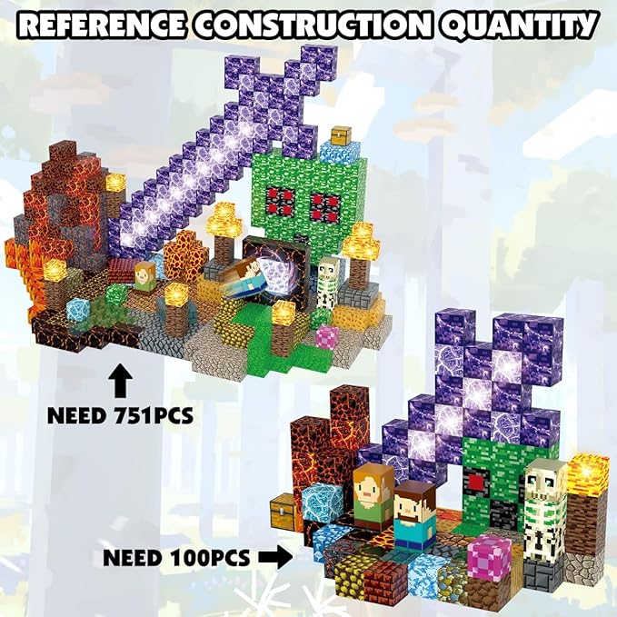 Magnetic Blocks Building Toys Set, Magnetic Building Blocks STEM Construction - Image 7