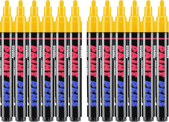 Yellow Paint Pens Paint Markers by Craiiby