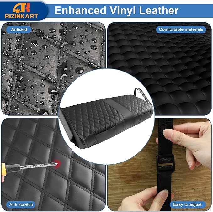 Club Car DS 2000+ Golf Cart Seat Covers, Enhanced-Quality, Easy Installation, Durable Quality, New Appearance,Golf Cart Front Seat Covers for Club Car DS