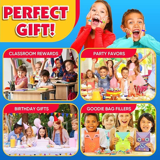 Sensory Toys Fidget Rings for Kids 36Pack: Anxiety Rings for Stress - Image 6