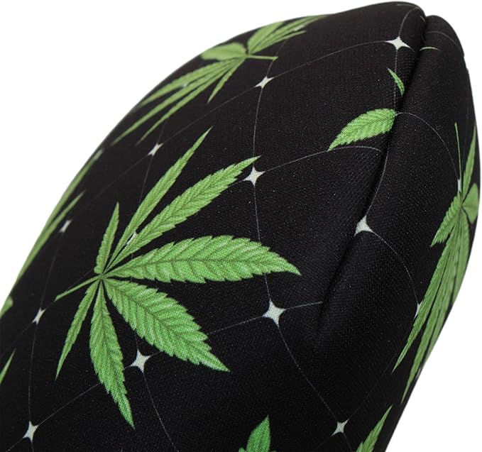 Black Marijuana Leaf | Golf Club Headcover | Driver Fairway Hybrid-Sold Separately | Handmade in USA by BeeJos