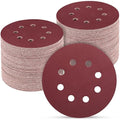 100 PCS 5 Inch Sanding Discs 800 Grit, Round Hook and Loop Sandpaper by POTUINOM