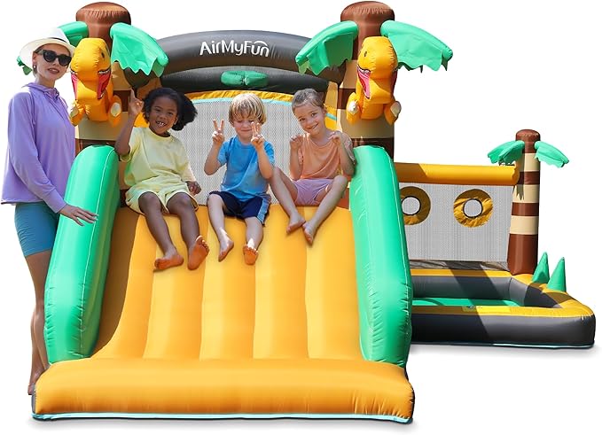 AirMyFun Inflatable Dinosaur Bounce House by AirMyFun