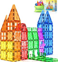Coodoo 60 PCS Magnetic Building Tiles Kids Toys STEM Magnetic Blocks Sensory by Coodoo