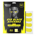 DRIP Strips Pro-Grade Eye Black Stickers, 24 Pairs, Natural Flex & Stretch Eye Black Face Strips, Breathable, Sweat-Proof, Eye Black Baseball, Softball, Football, Lacrosse, Banana Yellow OG Strips