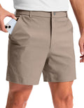 G Gradual Men's Golf Dress Shorts 5"/ 7"/ 9" Stretch Casual Work Flat Front Shorts for Men with 3 Pockets Quick Dry