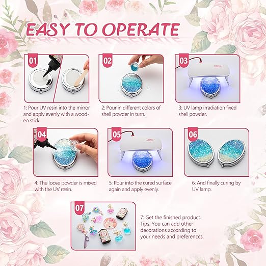 UV Resin-100g Upgraded Crystal Clear Hard Type UV Curing Premixed Epoxy Resin - Image 7