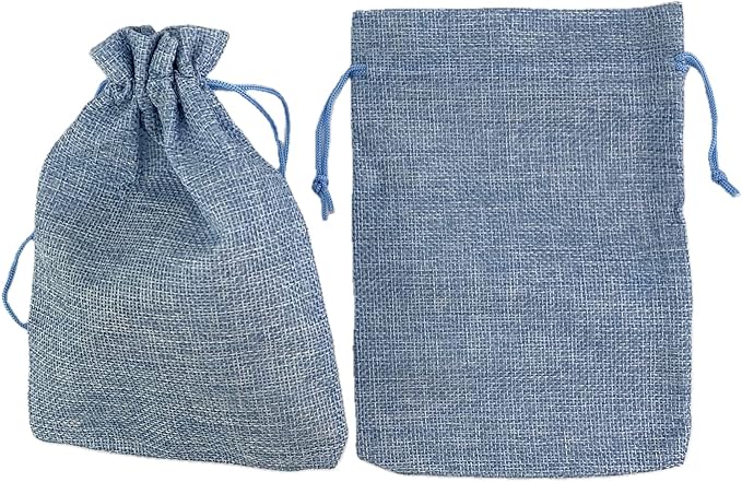 Palmhomee Pack of 25 Burlap Gift Bags - Image 2