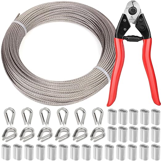 1/8 Inch Stainless Steel Cable 100FT by AFences