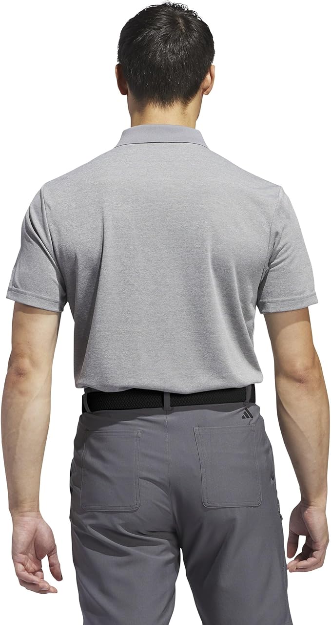 adidas Men's Performance Heathered Polo Shirt