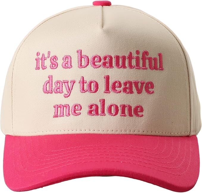 MIRMARU Two-Tone Vintage Canvas Trucker Hats for Men & Women, Adjustable Size Baseball Caps with Trendy Embroidered Design