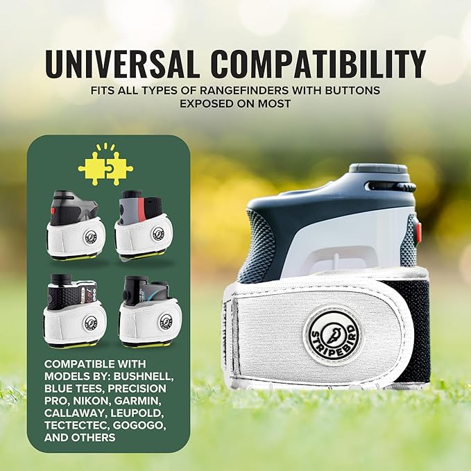 Stripebird 2.0 Slim Golf Rangefinder Magnetic Strap - Form Fitting, No Buckle, Range Finder