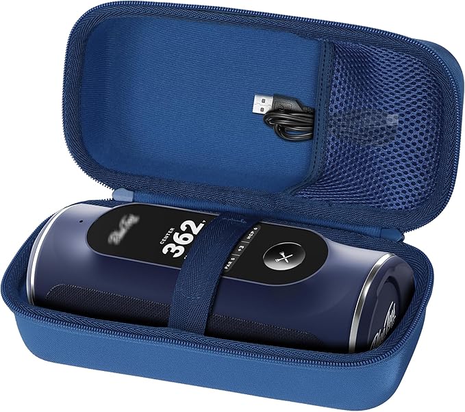 Lebakort Hard Case Compatible with Blue Tees Golf Player+ GPS Speaker (Navy Case)
