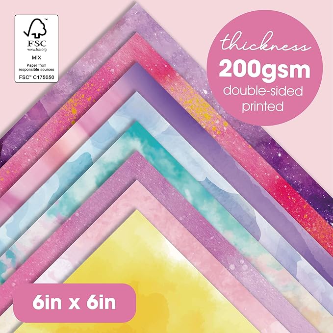 48 sheets 6 X 6 Scrapbooking Cardstock Decorative Paper Pack - Image 6