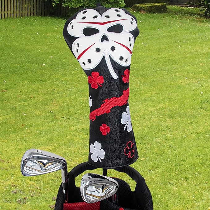 Big Crazy Golf Headcovers - Funny Golf Club Covers - Driver Headcover with Tour Grade PU Leather - Golf Driver Headcover, Waterproof Golf Head Covers, Soft Lining Golf Gift