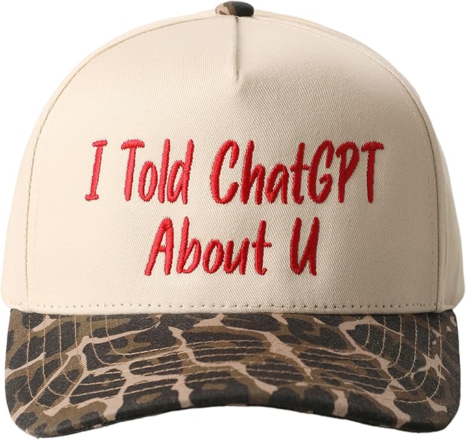 MIRMARU Two-Tone Vintage Canvas Trucker Hats for Men & Women, Adjustable Size Baseball Caps with Trendy Embroidered Design