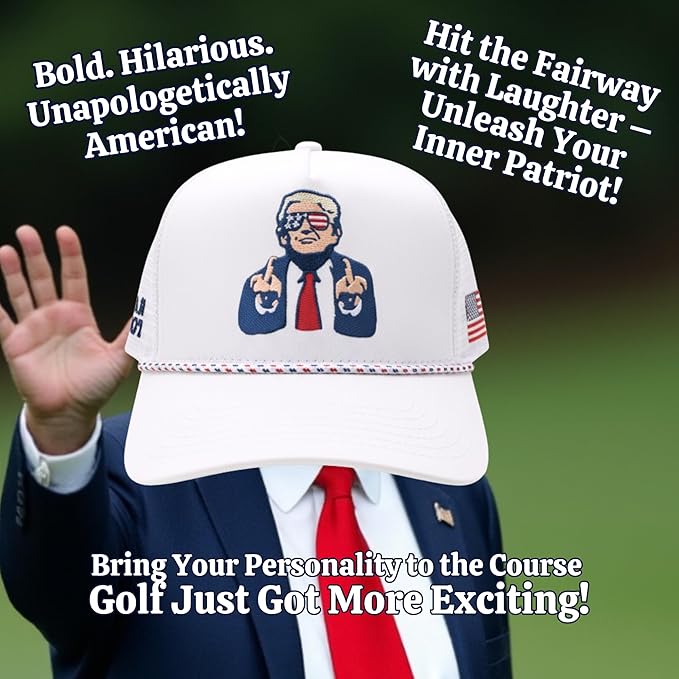 Funny USA Bad Shot Golfing Pickleball Hat Golf Baseball Snapback Hats Cap, Great Gifts for Golfer, Donald Trump Merchandise