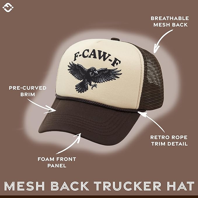 Funky Junque Premium Mesh Snapback Trucker Hat - Stylish Comfort for All - Patriotic, Humor & More