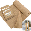 Buryeah 72 Inch x 33 ft Burlap Fabrics Roll Natural Jute Burlap Tree Wraps by Buryeah