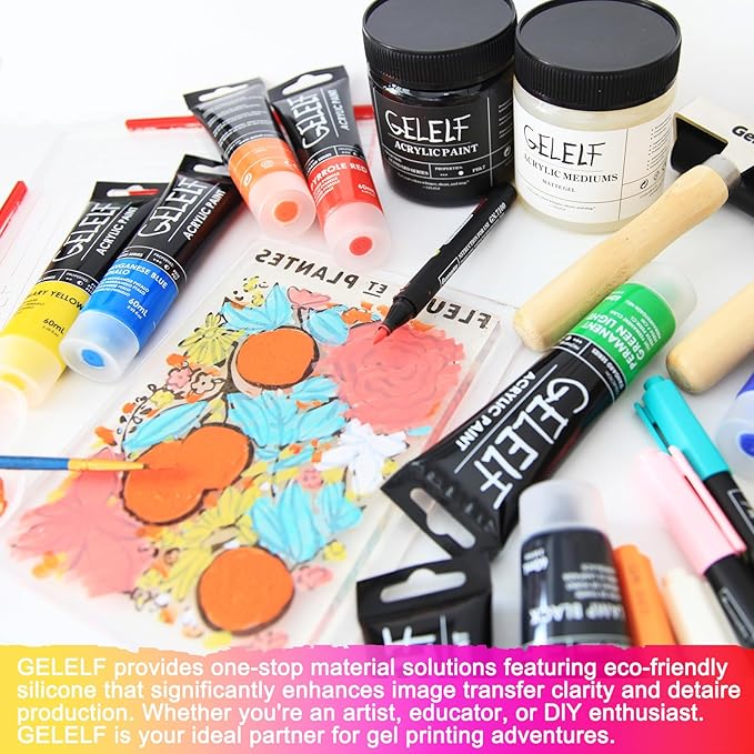 Acrylic Matt Medium, Transparent Acrylic Paint, Professional Matte Gel Medium - Image 7