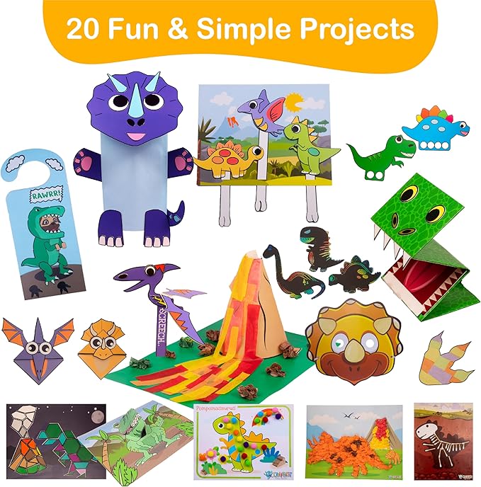 Craftikit® 20 Award-Winning Dinosaur Crafts - Image 4