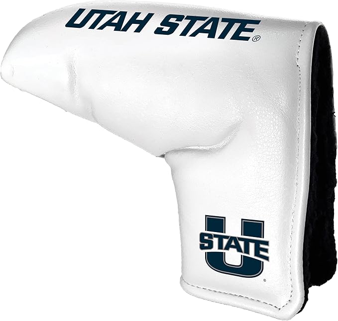 Team Golf NCAA Tour Blade Putter Cover (White), Fits Most Blade Putters, Scotty Cameron, Taylormade, Odyssey, Titleist, Ping, Callaway