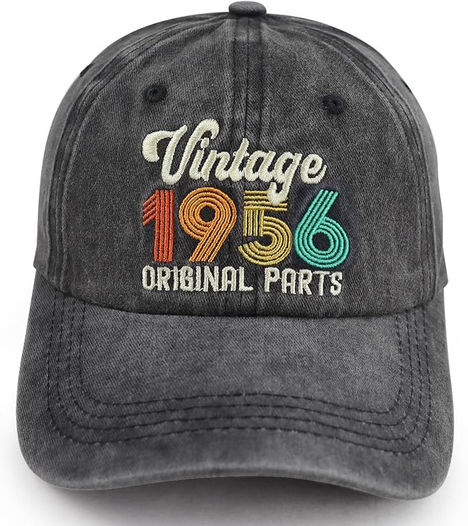 90th 80th 70th 60th 50th 40th 30th Birthday Gifts for Women Men, Vintage 1936 1946 1956 1966 1976 1986 1996 Hat