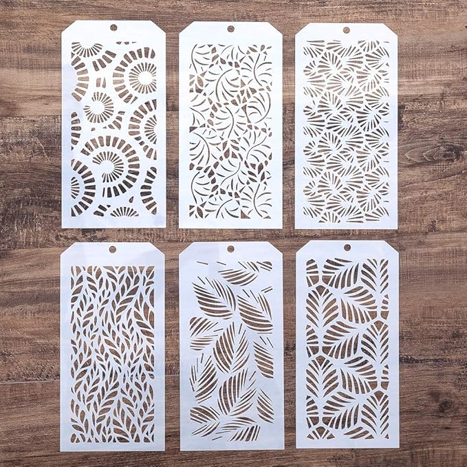 DIY Decorative Poppy Flower Stencil Template by SLGIFT