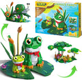 3 in 1 Animals Frog Family Building Set by Glikid