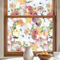 Window Privacy Film, Frosted Glass Decorative Static Cling, Removable Sun by ADDHERES