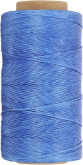 PATIKIL 284 Yard Flat Waxed Thread 150D 1mm Leather Sewing Cord by PATIKIL