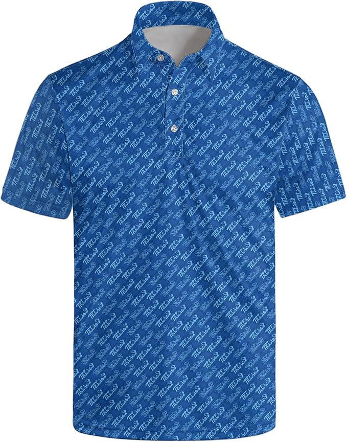 Mens Golf Shirts Golf Polo Shirts for Men Short Sleeve Polo Shirts Golf Gifts
