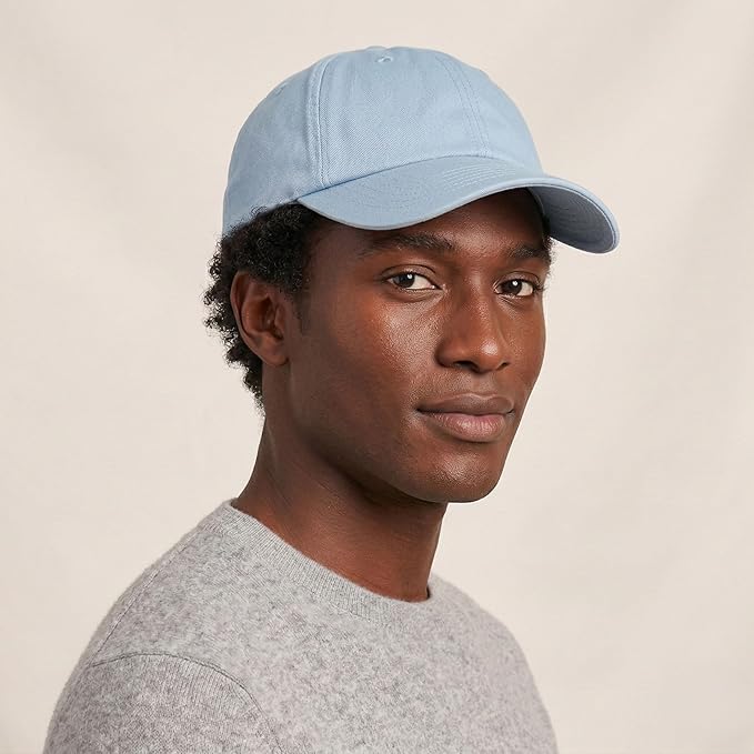 Cotton Baseball Cap Dad Hat – Washed Low Profile Adjustable Hat for Men Women Casual Outdoor Running Golf