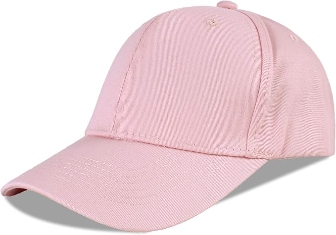 LANGZHEN Unisex Baseball Cap 100% Cotton Fits Men Women Washed Denim Adjustable Dad Hat