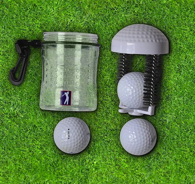 Ascent Golf Ball Washer Cleaner - Golfer's Best Gift Idea, Accessory, Gift for Men Women, Souvenir, Present