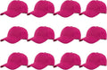 Gelante Plain Blank Baseball Caps Adjustable Back Strap Wholesale LOT 12 PC'S