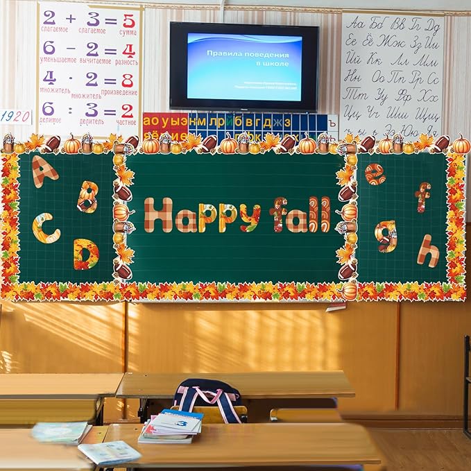 221 Pcs Bulletin Board Letters Round Alphabet Number Punctuation Symbol Combo - Image 5