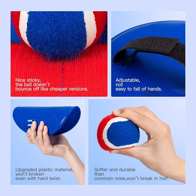 EVERICH Upgraded Toss and Catch Ball Game Set - Image 4