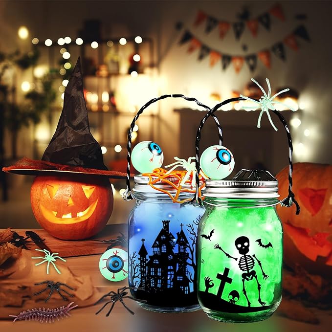 Halloween Craft Kit for Kids, Halloween Art & Craft Party Supplies for Classroom - Image 7