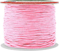 Mandala Crafts 1mm 109 Yards Pink Cotton Waxed Cord by MandalaCrafts