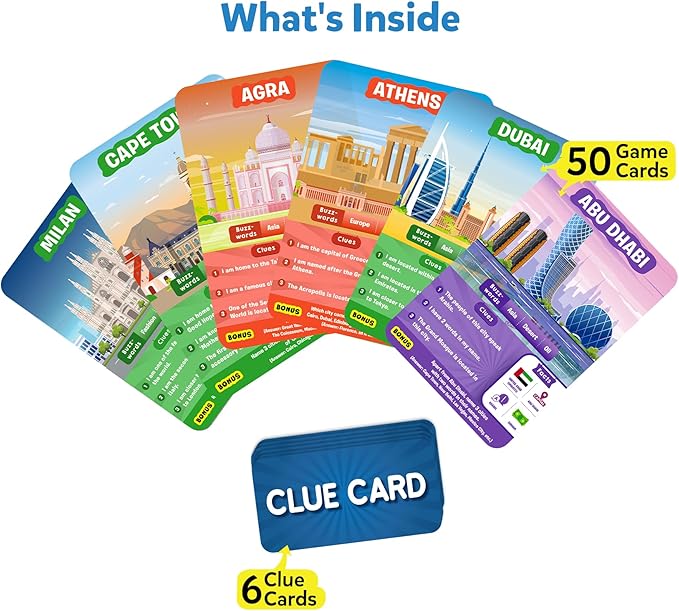 Skillmatics Guess in 10 Cities Around The World, Educational Travel Toys - Image 2