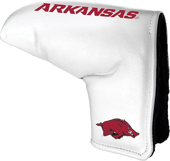 Team Golf NCAA Tour Blade Putter Cover (White), Fits Most Blade Putters, Scotty Cameron, Taylormade, Odyssey, Titleist, Ping, Callaway
