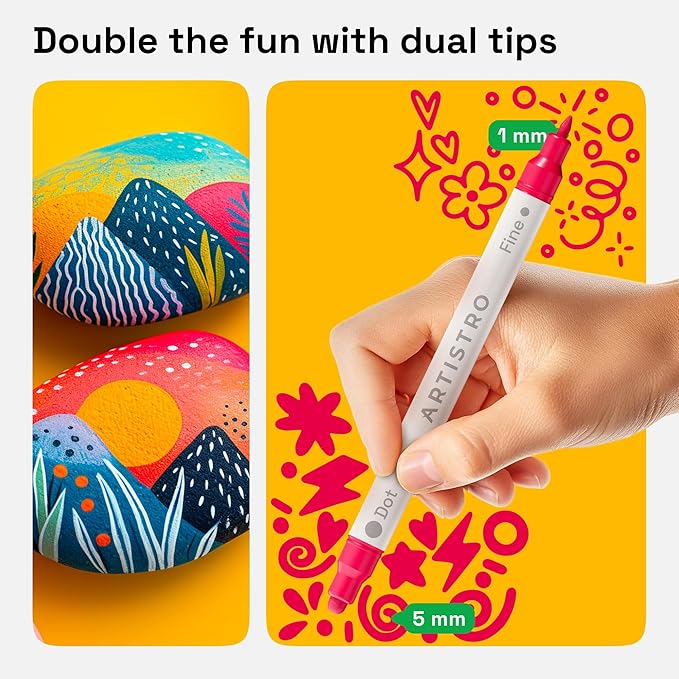 ARTISTRO Vibrant Acrylic Paint Markers - Image 2