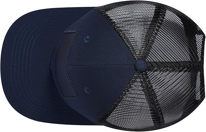 American Flag Trucker Hat, Patriotic Baseball Cap for Men & Women, Breathable Mesh Adjustable Snapback, USA Flag Patch
