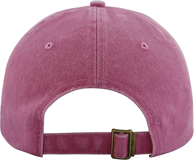 Believe Hope and Fight Hat for Women, Adjustable Cotton Embroidered Pink Ribbon Breast Cancer Baseball Cap
