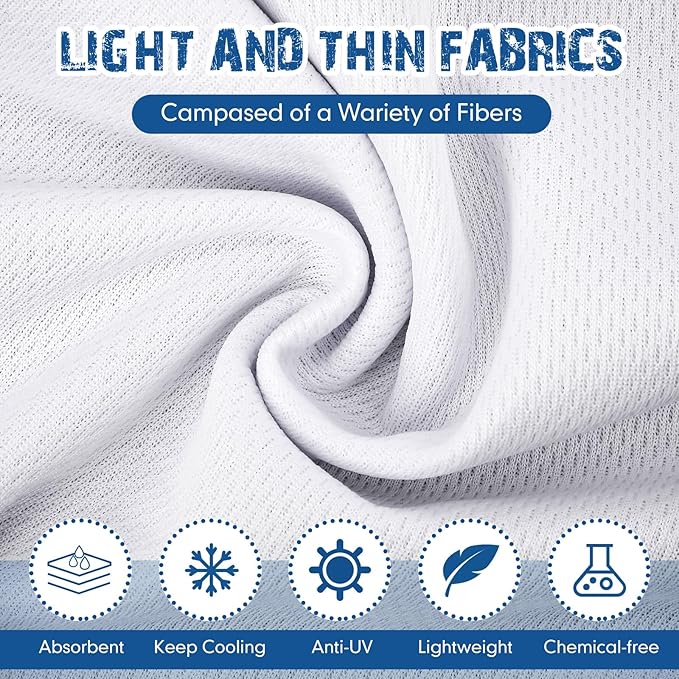 BBTO 100 Pack Cooling Towel - Microfiber Cold Sports Sweat Rags Neck & Face Breathable Ice Chilly Towel for Gym Yoga Golf Workout Beach Accessories